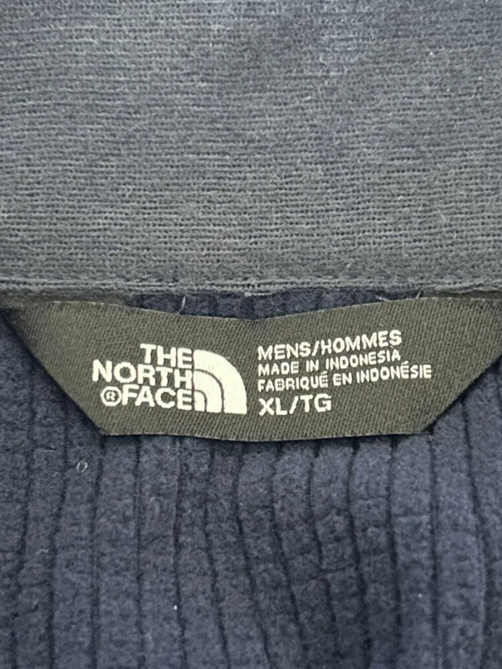 The North Face Men’s Blue Long Sleeve Activewear Fleece Full-Zip Jacket Size XL